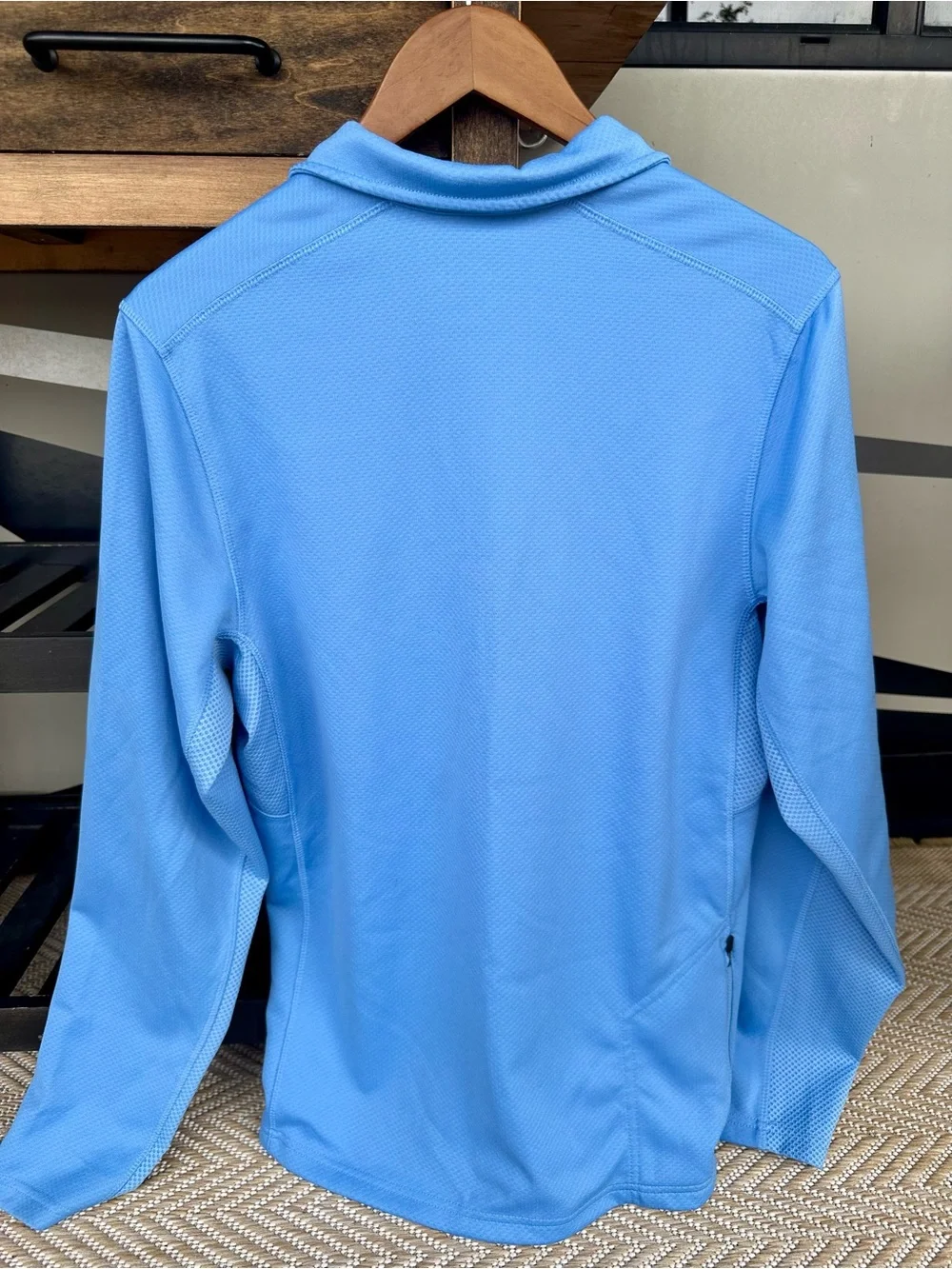 Nike Light Blue Ole Miss Quarter-Zip Sweatshirt